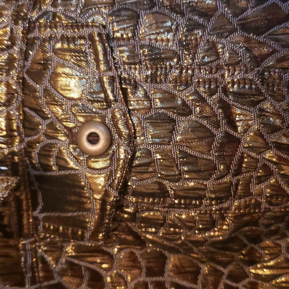 Ruby Rd. Gold metallic jacket - Picture 5 of 5